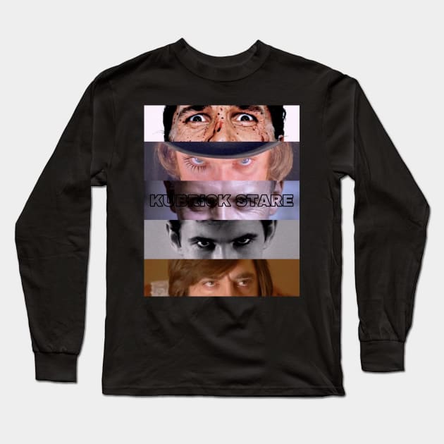 Kubrick Stare Long Sleeve T-Shirt by YungBick